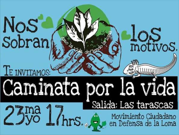 MCDL convoca a bicicaminata para defender la Loma de Santa María, en Morelia - Foto 1 