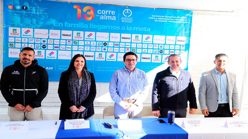 Anuncia AMANC carrera atlética con causa “Corre con Alma” 