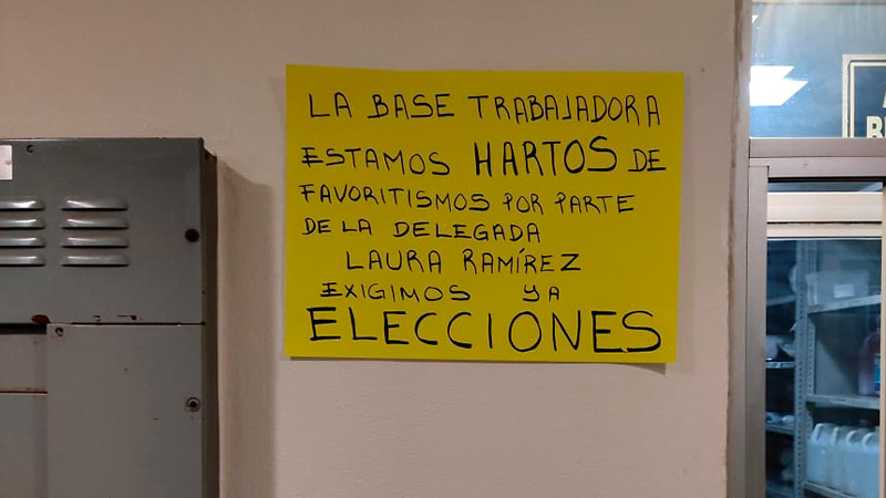 Exhiben favoritismo por corrupción de Laura Ramírez Almanza, delegada del SNTSA Sección 21 Uruapan
