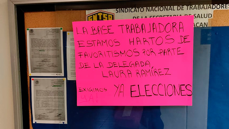 Exhiben favoritismo por corrupción de Laura Ramírez Almanza, delegada del SNTSA Sección 21 Uruapan