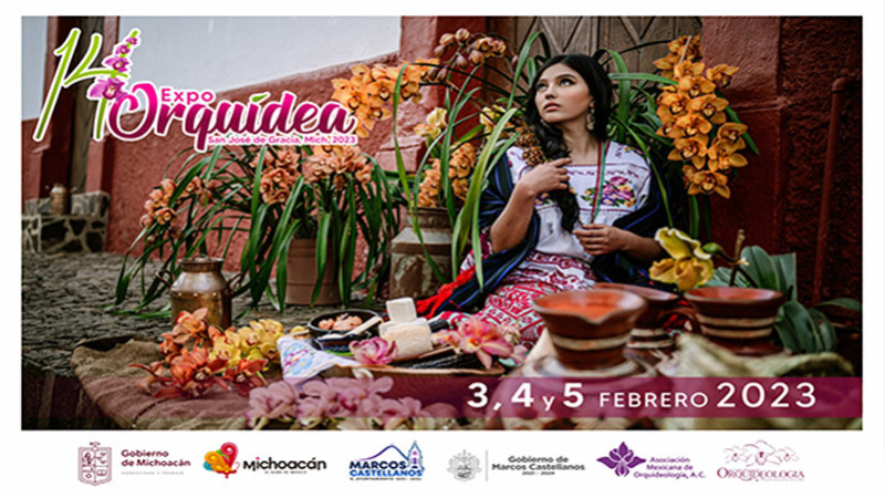 Alistan la 14ª Expo Orquídea en San José de Gracia 