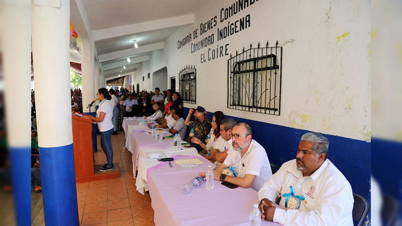 El Coire, primer pueblo nahua en autogobernarse y administrar presupuesto de manera directa en Michoacán 