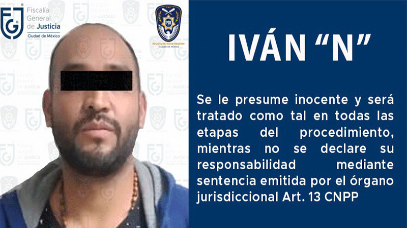 Detienen a hombre por su posible participación en delitos de feminicidio