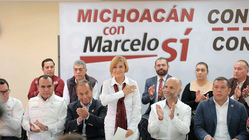 Liderazgos políticos en Michoacán cierran filas en favor de Marcelo Ebrard 
