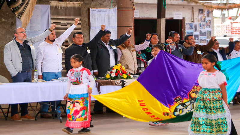¡Histórico! Los cuatro pueblos indígenas de Michoacán ya tienen acceso al autogobierno: Torres Piña 