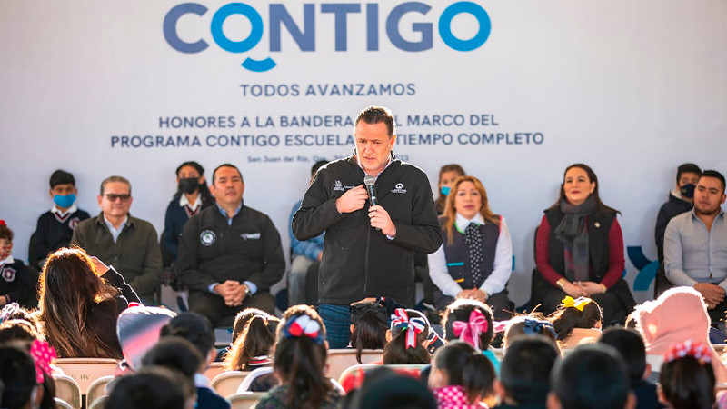 Querétaro continuará con Escuelas de Tiempo Completo: Mauricio Kuri 