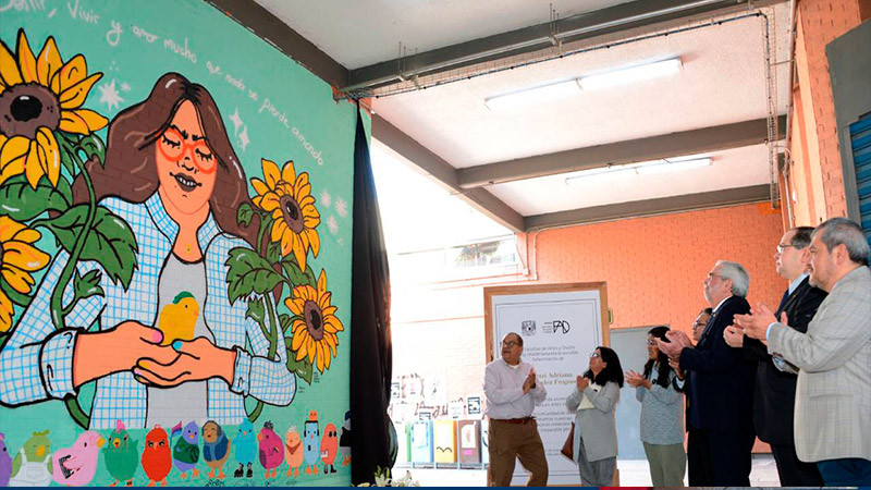 Con mural en la UNAM, realizan homenaje a Yaretzi tras morir por choque del Metro en Línea 3 