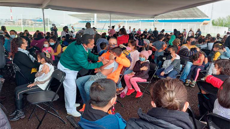 Vacunación para niños de 5 a 11 años se extiende a febrero, en Michoacán