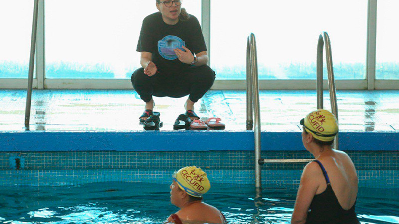 Con gran éxito inicia el curso anual de natación 2023 de la Cecufid  