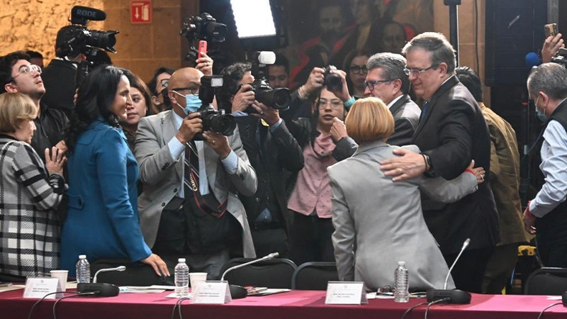 Refrenda senadora Blanca Piña su apoyo al trabajo internacional del canciller Marcelo Ebrard 