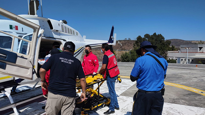 Vía aérea, CRUM ha traslado a 6 pacientes en 2023, reporta SSM 