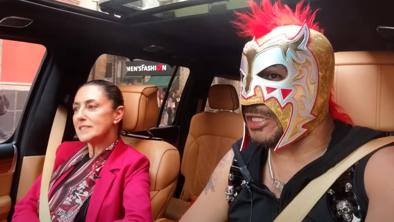 "Escorpión Dorado" rechaza que le hayan pagado para entrevistar a Sheinbaum 