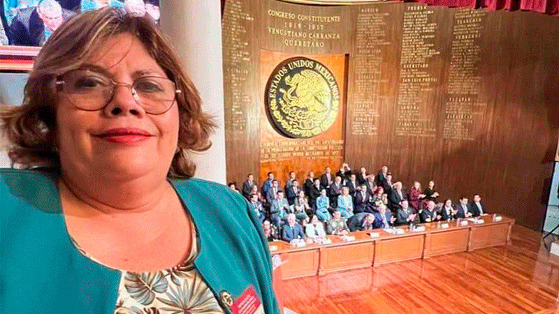 Representación del Congreso de Michoacán asiste a ceremonia del 106 Aniversario de la Constitución Mexicana 