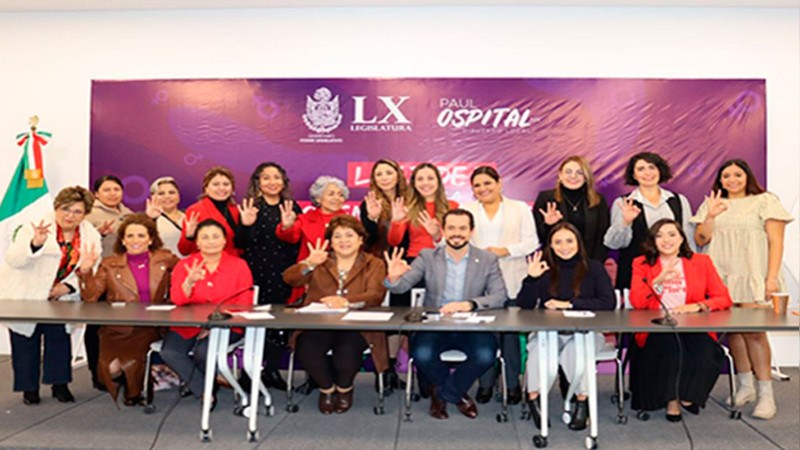 Presenta Paul Ospital Ley 3 de 3 contra violencia de género, en Querétaro 