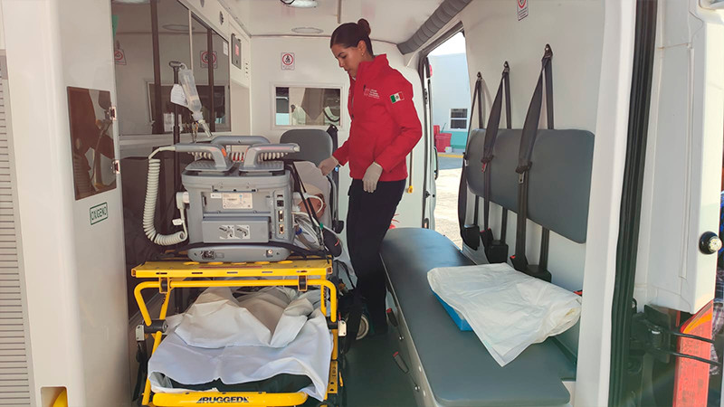 Reporta Salud Michoacán cerca de 4 mil traslados terrestres en 2023