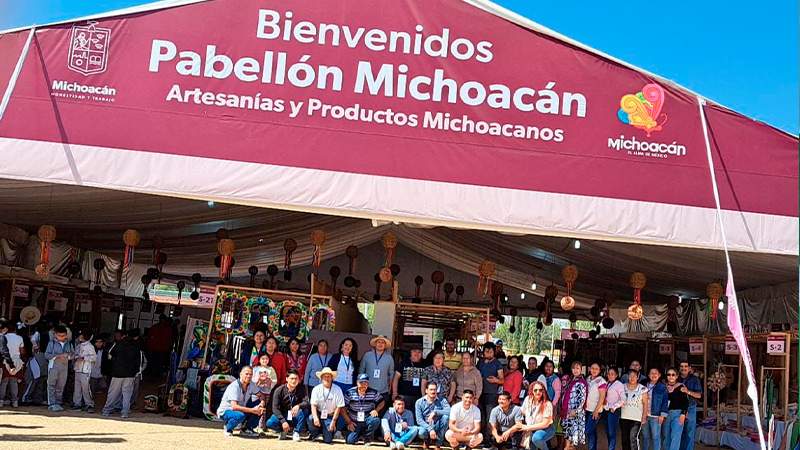 Artesanía michoacana lidera participación en la Feria de León 