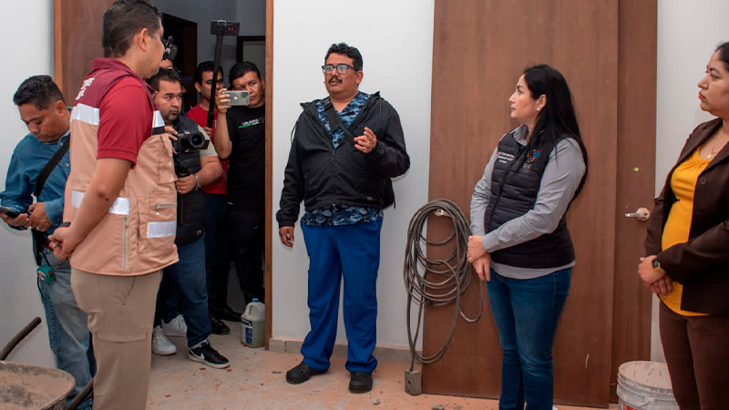 Supervisa Nacho Campos construcción del Centro de Rehabilitación Infantil de Uruapan