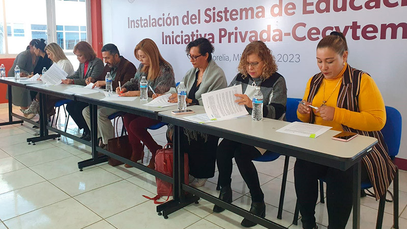 Cecytem y empresarias impulsan la Educación Dual en Michoacán 