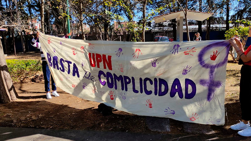 Estudiantes de UPN Zamora piden castigo a casos de acoso sexual   