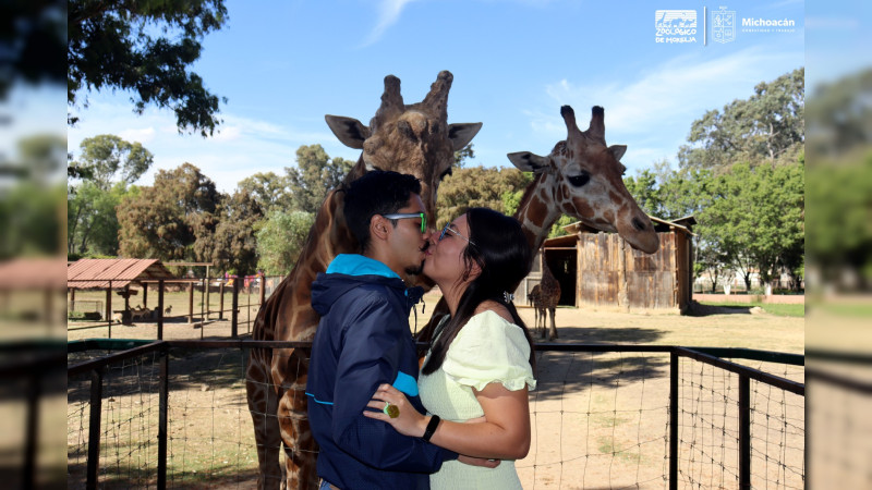 En Día del Amor, 45 parejas unen sus vidas en el Zoológico de Morelia