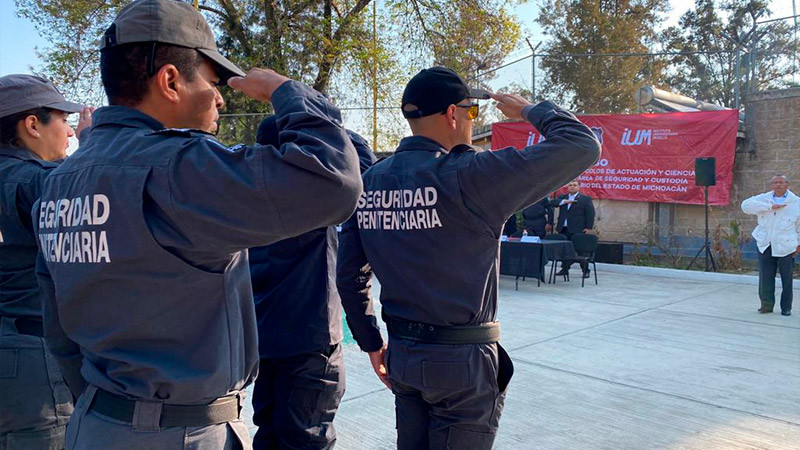 Inicia capacitación para personal de custodia de los 11 penales de Michoacán   
