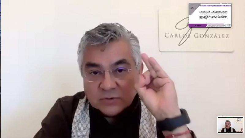 Carlos González invita a reflexionar sobre conceptos de Ciudadanía y Justicia Electoral 