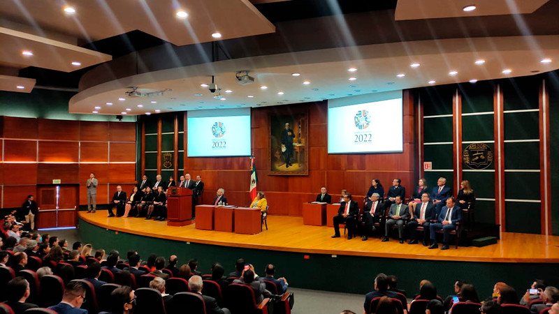 Rinde su primer informe presidente del  Supremo Tribunal de Justicia de Michoacán