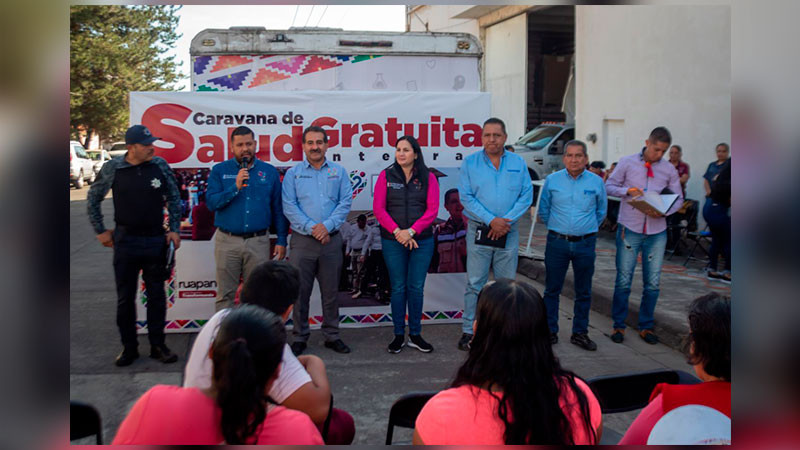 Caravanas de la Salud, con buena respuesta de la ciudadanía Uruapense 