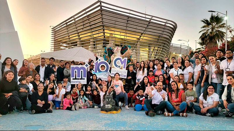 Con gran verbena, Colegio de Morelia festeja su décimo aniversario 