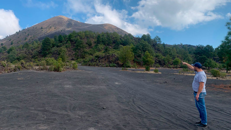 Lava y cenizas del Paricutín sepultaron a comunidades de San Salvador Combutzio y San Juan de Las Colchas 
