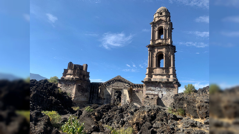 Lava y cenizas del Paricutín sepultaron a comunidades de San Salvador Combutzio y San Juan de Las Colchas 