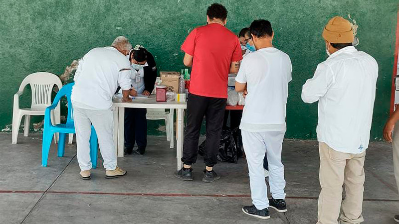 Lleva Salud Michoacán jornada de salud a internos del Cereso de La Piedad