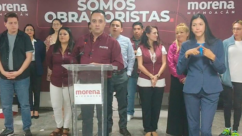 Todavía no hay corcholatas para Morelia, señaló dirigente de Morena en Michoacán  