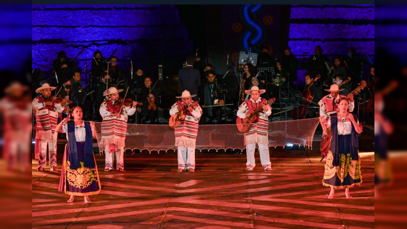 Filarmónica del Tzintzuni y pirekuas, juntas en la K'uínchekua 2023 