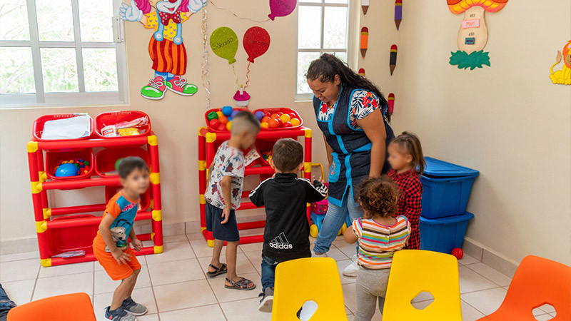  Fortalecerá DIF Michoacán estancias infantiles NIDOS con ludotecas 