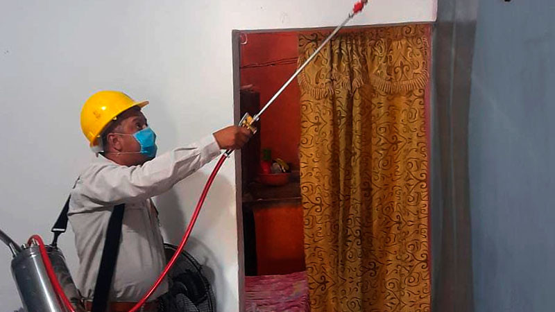 Secretaría de Salud Michoacán previene de dengue, zika y chikungunya, en Aguililla  