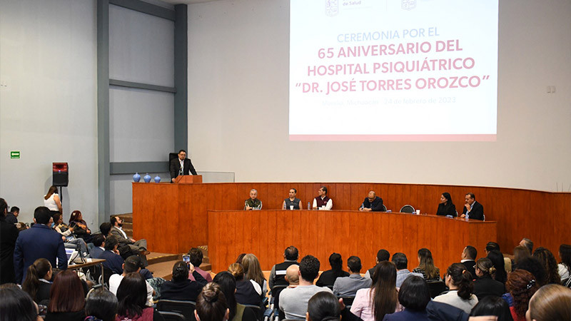 Celebra Hospital Psiquiátrico de Morelia su 65 aniversario 