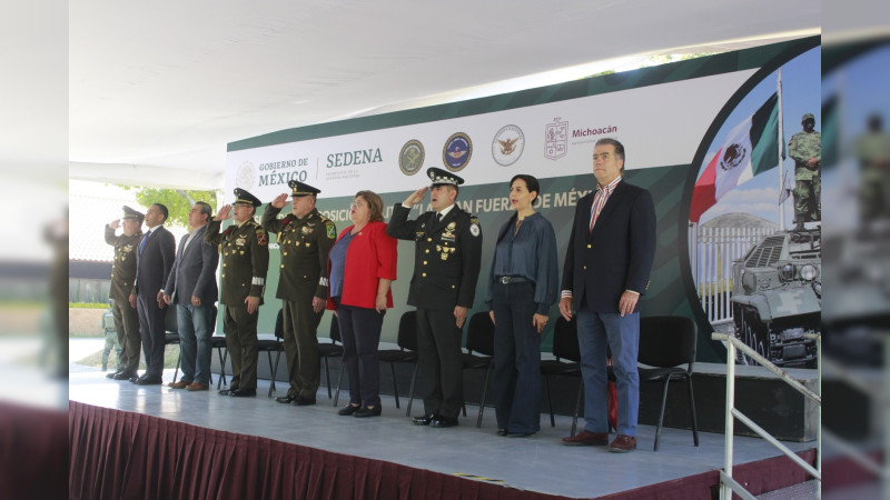 Clausuran la exitosa exposición militar “La Gran Fuerza de México”