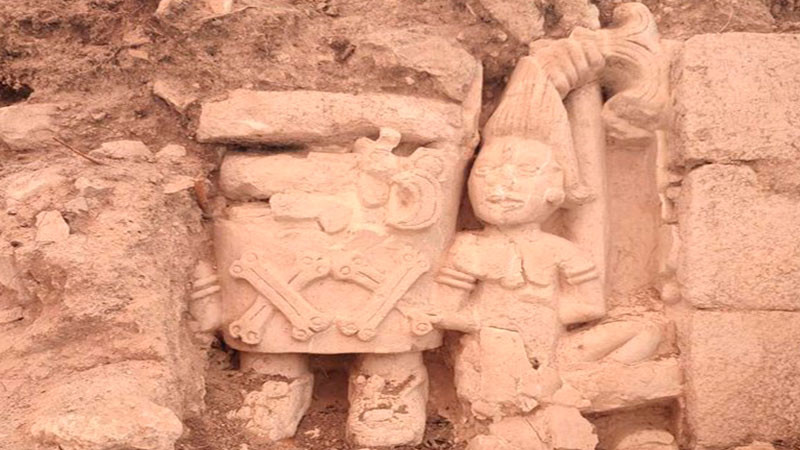 Encuentran una escultura maya de una mujer gobernante, en Yucatán   
