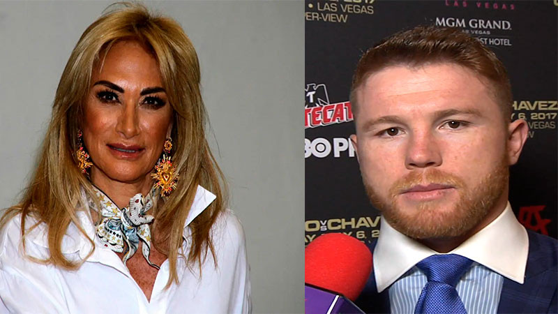 El boxeador ‘Canelo’ Álvarez le debe una apuesta a Adela Micha 