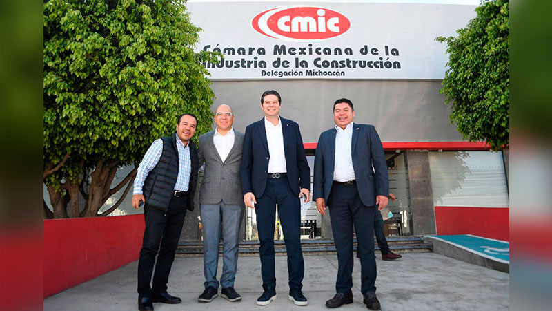 Alfonso Martínez suma esfuerzos con CMIC para impulsar un Morelia en expansión 