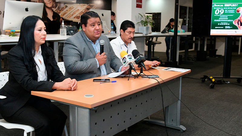 Ofertarán en Michoacán mil 400 vacantes en primera Feria Nacional de Empleo