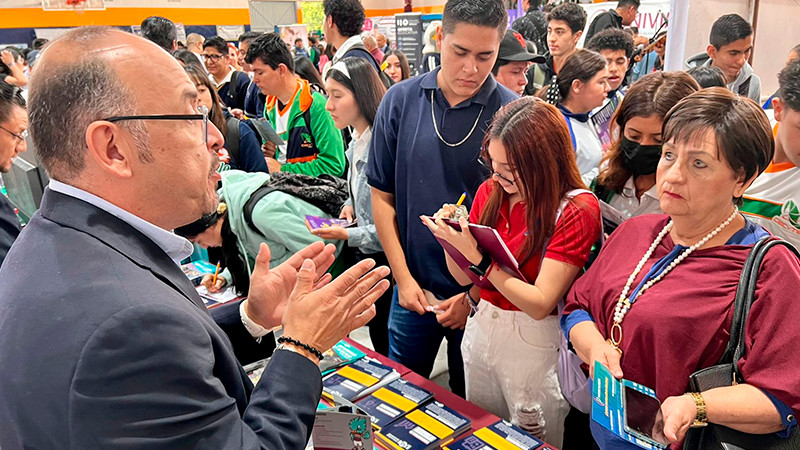 Más de mil 500 estudiantes visitaron Expo Universidades 2023, en La Piedad