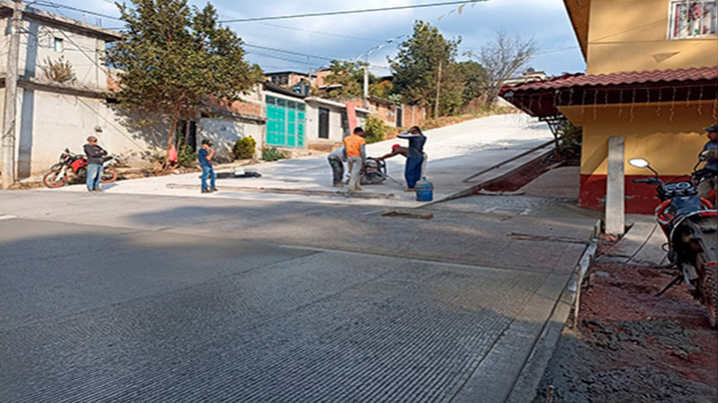 Presidente municipal de Hidalgo supervisa las obras realizadas en el municipio