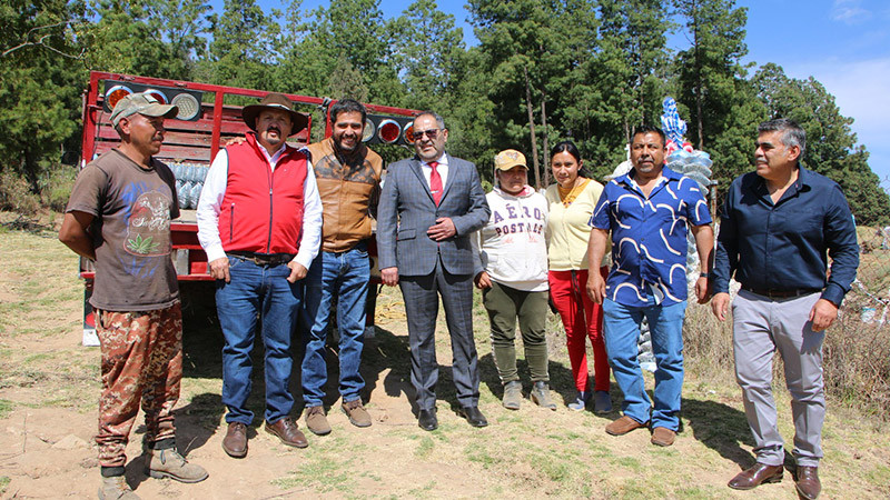 Presidente municipal de Ciudad Hidalgo realiza gira de trabajo en la localidad Mesa de Guadalupe 