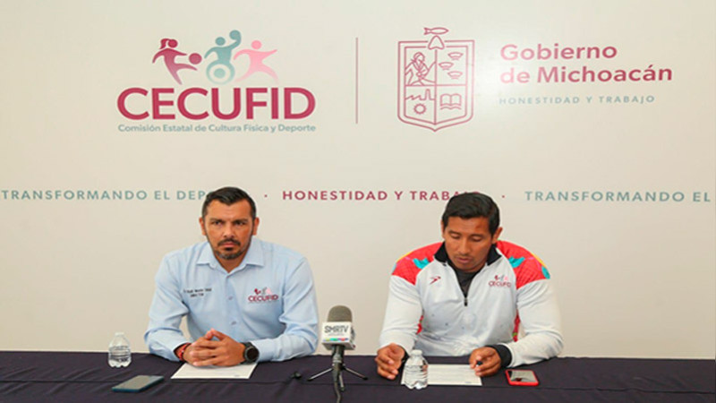 Será Michoacán sede de 5 eventos deportivos, anuncia Cecufid 