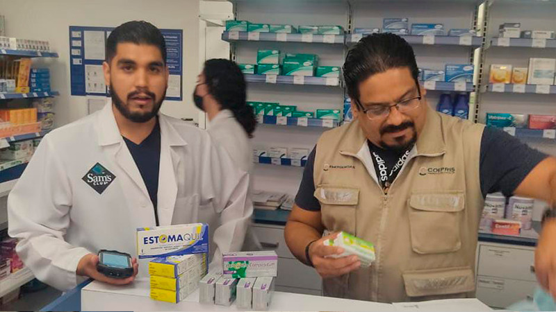 Vigila Salud Michoacán farmacias de Lázaro Cárdenas ante alerta sanitaria