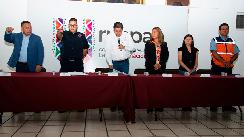 Instalan Consejo Municipal de Protección Civil de Uruapan