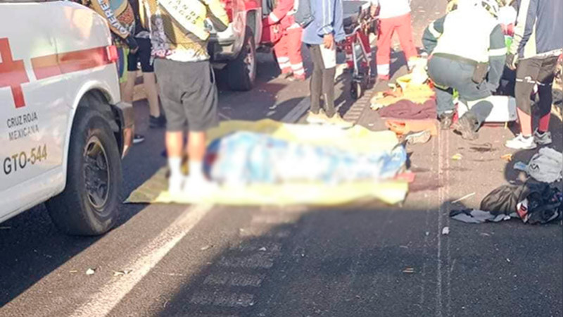 Muere ciclista peregrino tras atropellamiento en la Panamericana, en Guanajuato