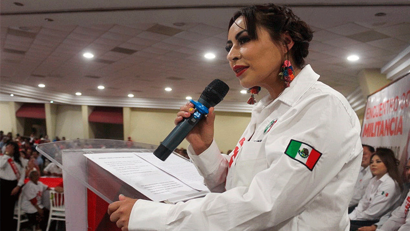El PRI prevalecerá como factor de equilibrio y garante de la institucional de México: Gloria Tapia 